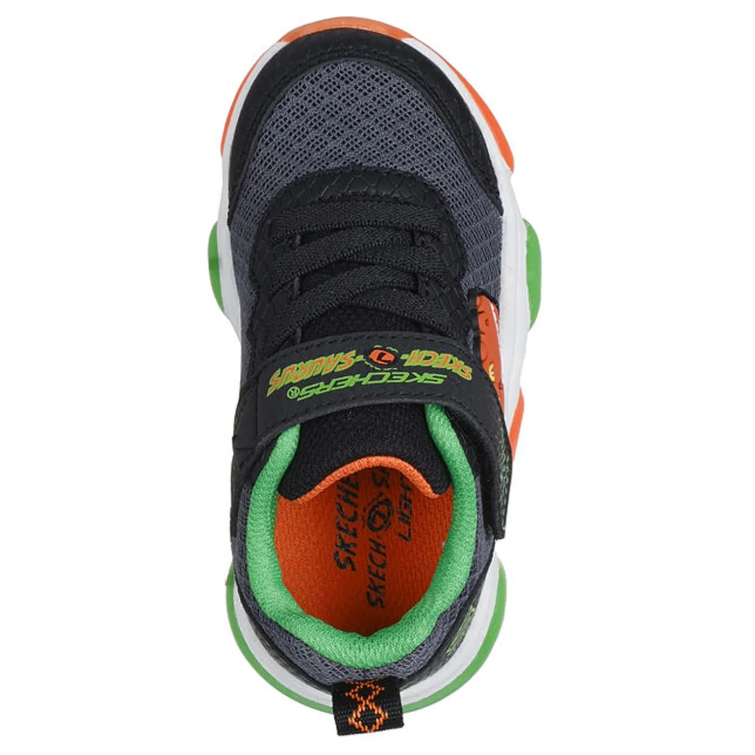 Boy's Skechers, Mighty Glow 2.0 - Dino-Bolt Sneaker - Toddler