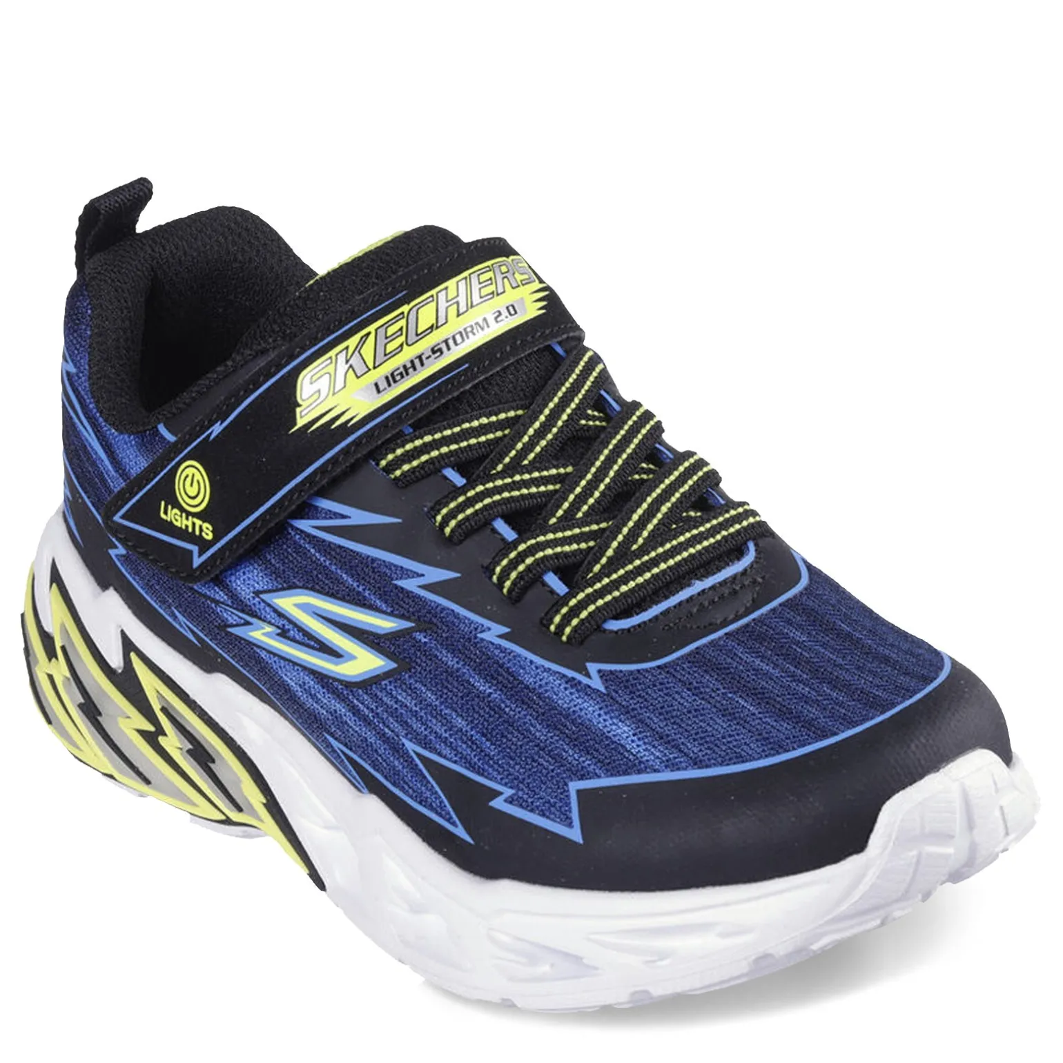 Boy's Skechers, S-Lights: Light Storm 2.0 - Bolt-Brights Sneaker - Little Kid