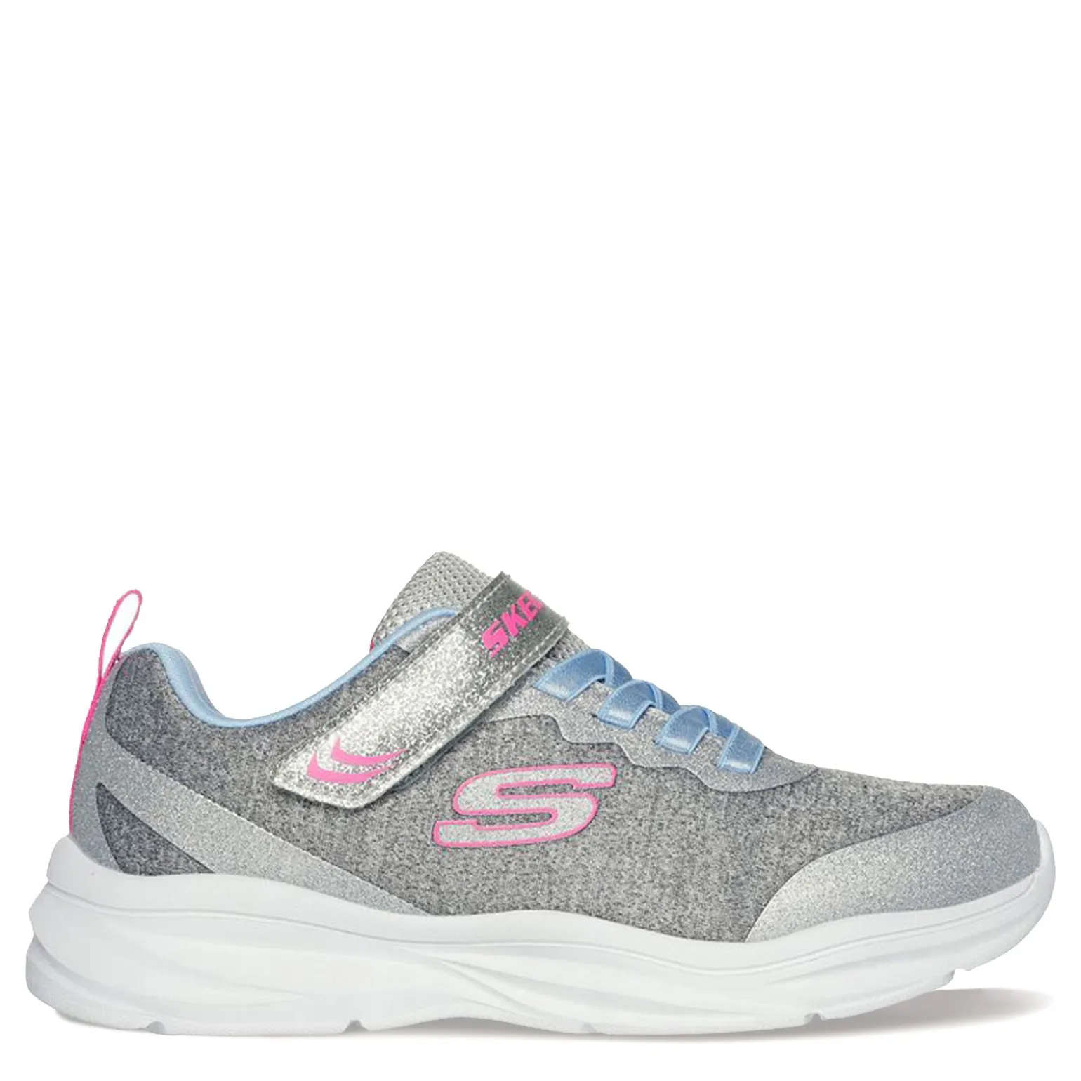 Girl's Skechers, Power Jams - Everyday Bestie Sneaker - Wide Width - Little Kid