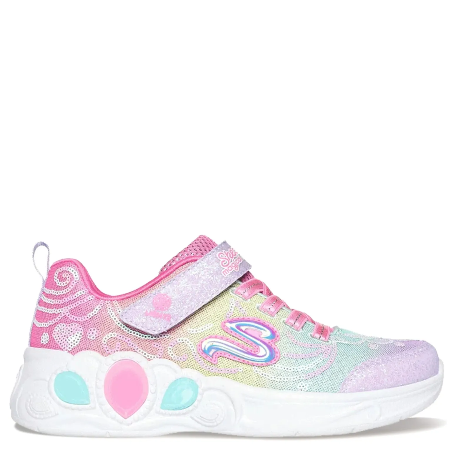 Girl's Skechers, Princess Wishes Sneaker - Little Kid