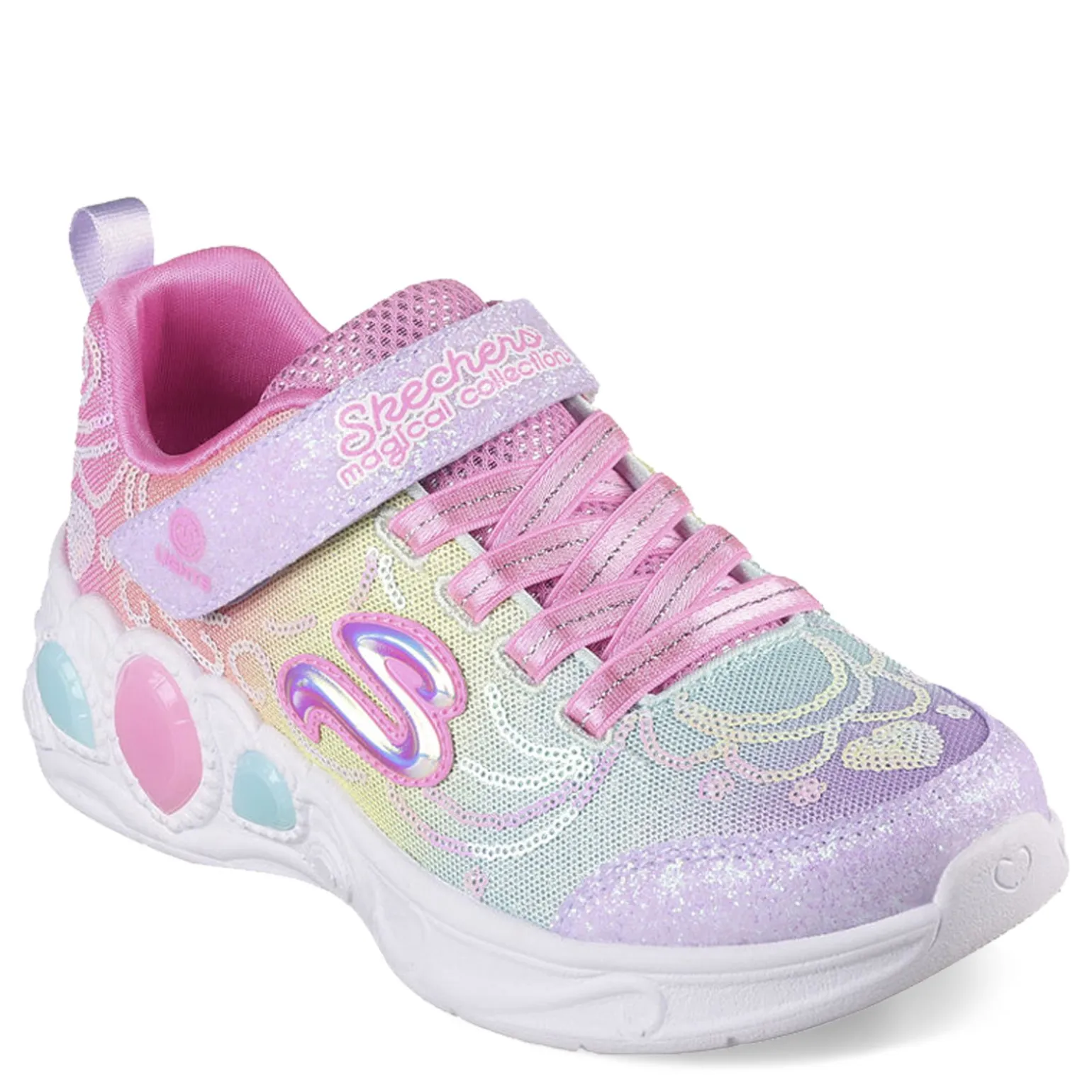 Girl's Skechers, Princess Wishes Sneaker - Little Kid