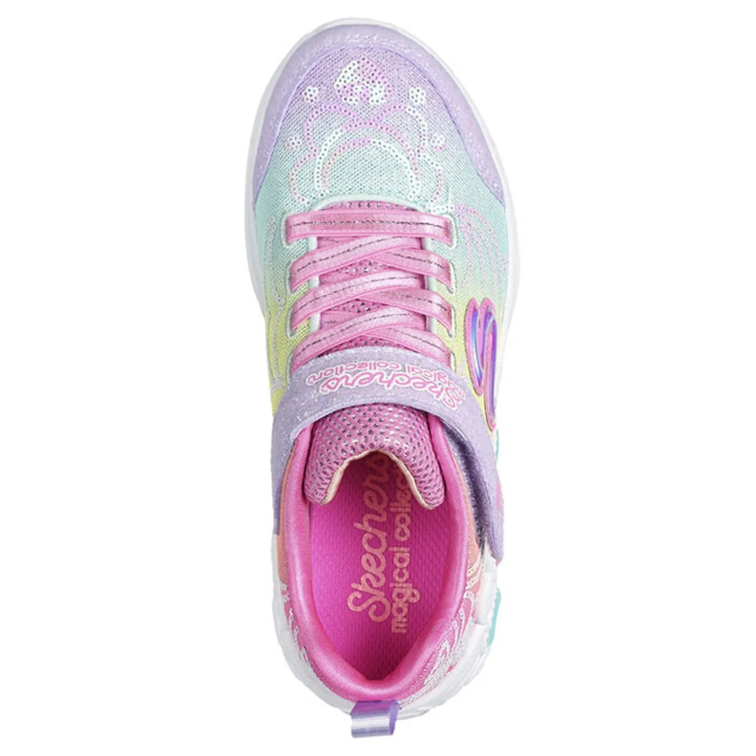 Girl's Skechers, Princess Wishes Sneaker - Little Kid