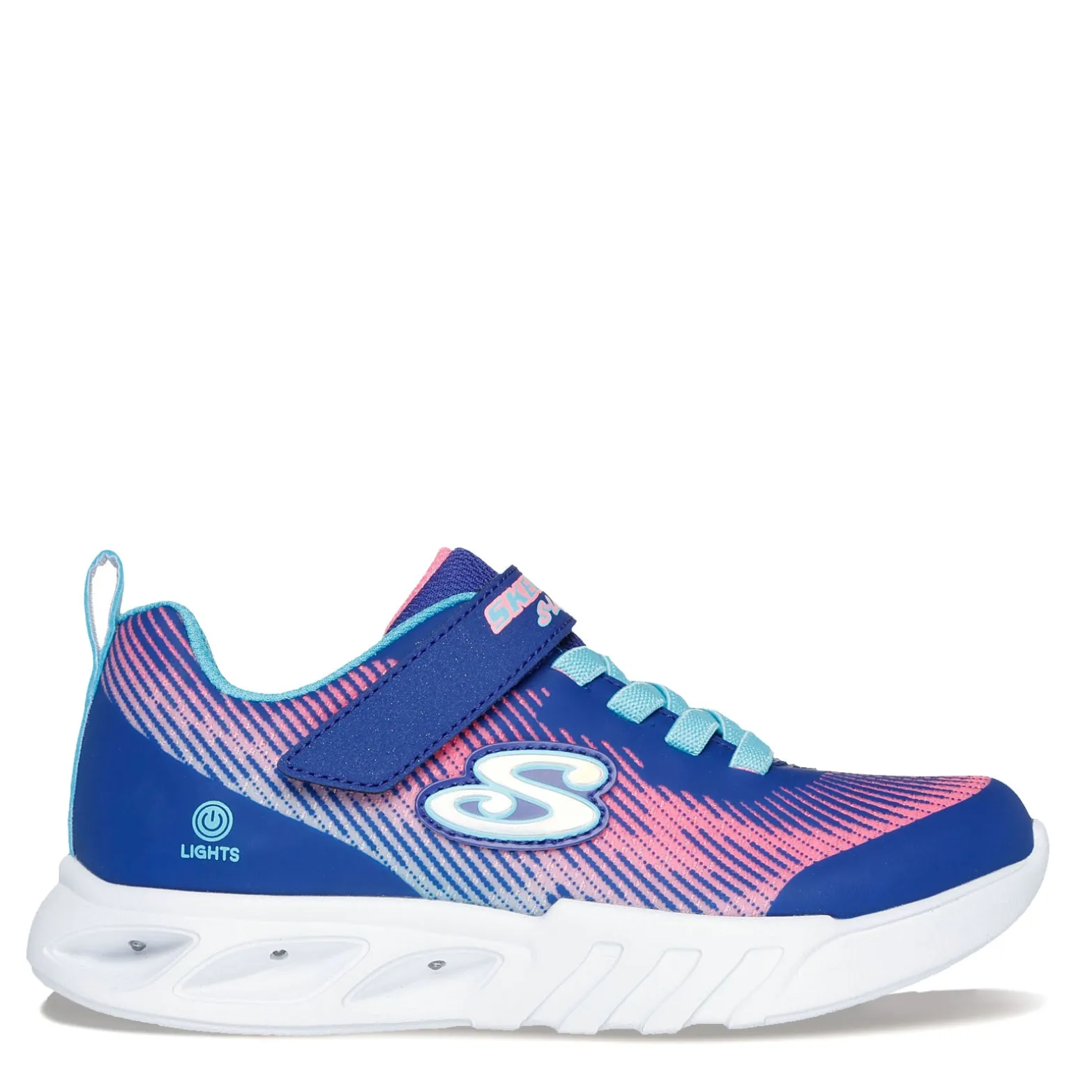 Girl's Skechers, S-Lights: Flicker Flash - Light Takeover Sneaker - Little Kid & Big Kid
