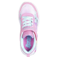 Girl's Skechers, S-Lights: Unicorn Dreams - Wishful Magic Sneaker - Little Kid