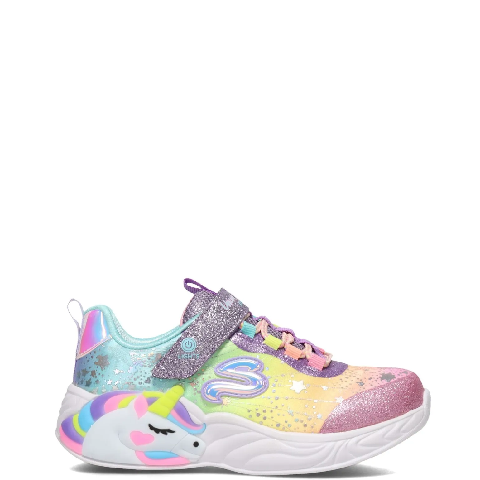 Girl's Skechers, S Lights: Unicorn Dreams Sneaker - Little Kid