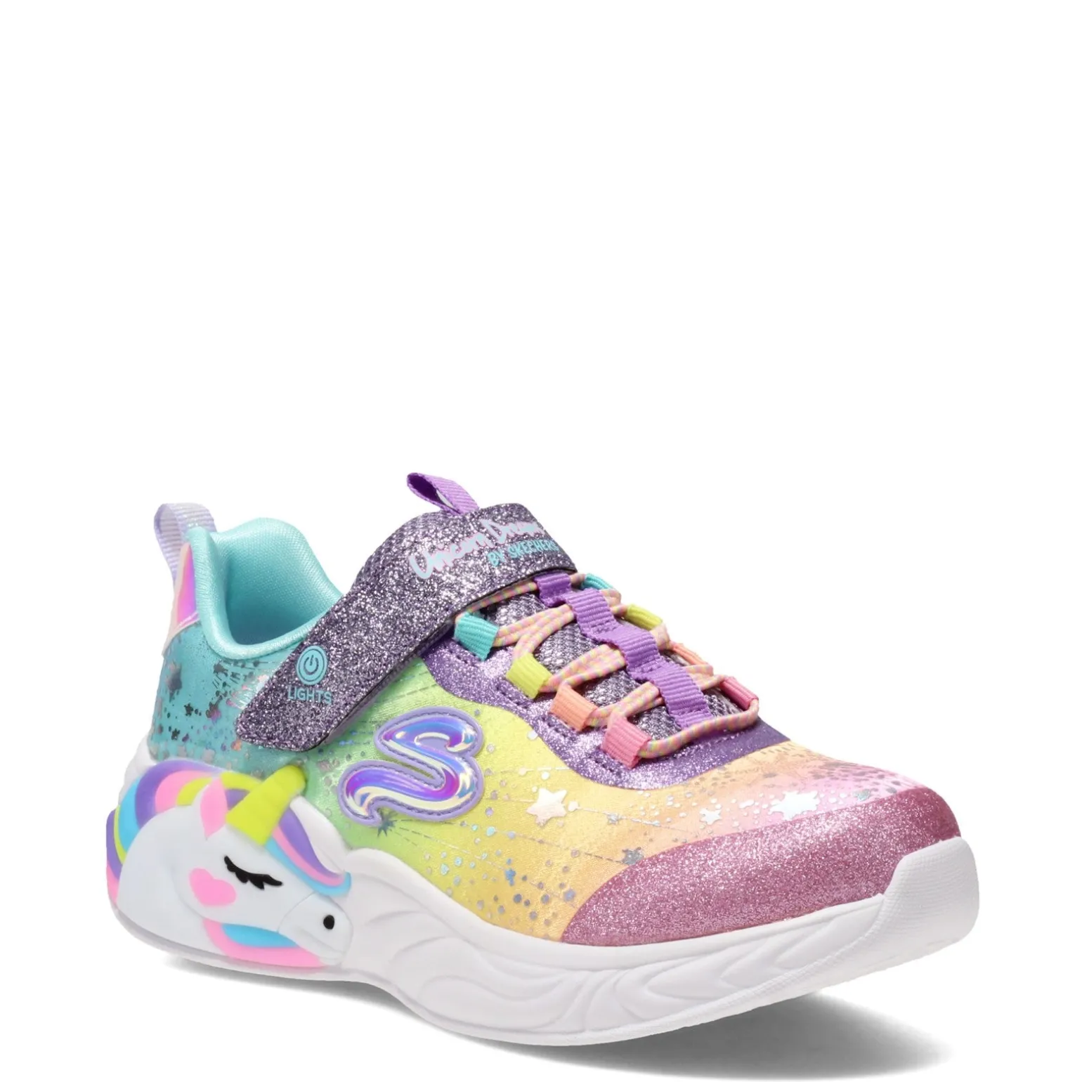 Girl's Skechers, S Lights: Unicorn Dreams Sneaker - Little Kid