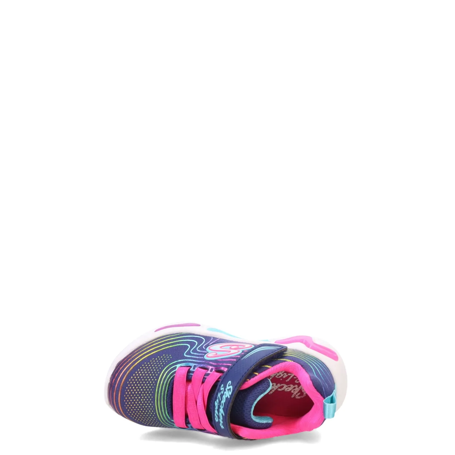 Girl's Skechers, S Lights: Wavy Beams Sneaker - Toddler