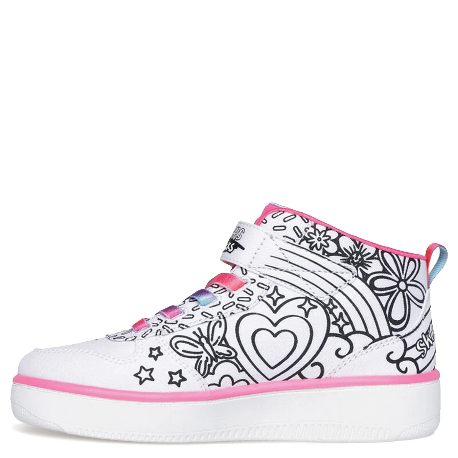 Girl's Skechers, Sport Court 92 - Color Me Kicks Sneaker - Little Kid & Big Kid
