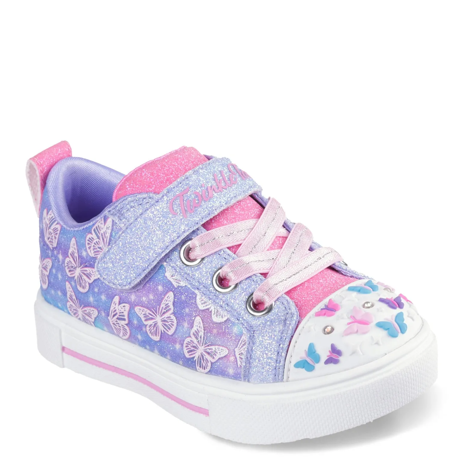 Girl's Skechers, Twinkle Toes: Twinkle Sparks - Ombre Flutter Sneaker - Toddler
