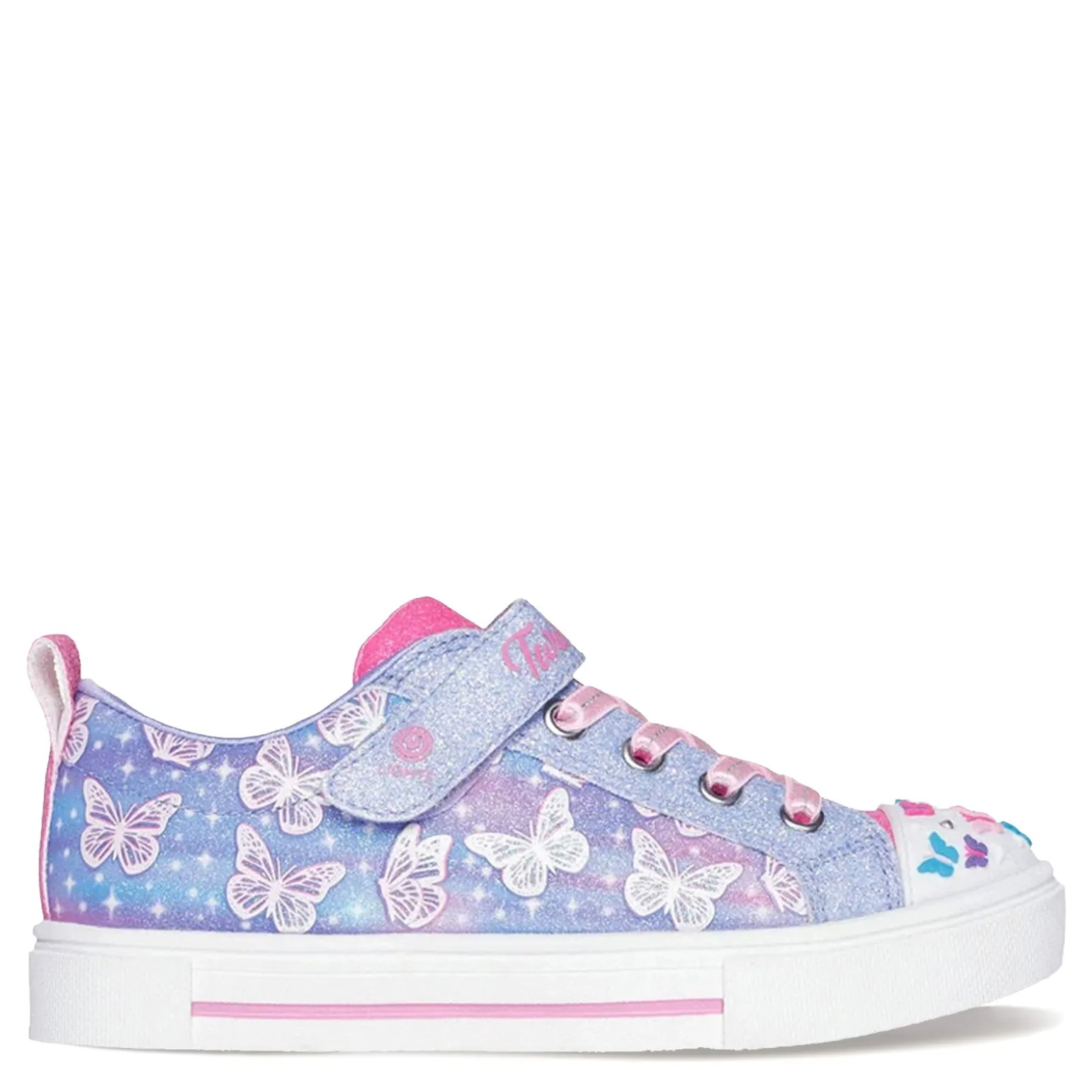 Girl's Skechers, Twinkle Toes: Twinkle Sparks - Ombre Flutter Sneaker - Little Kid