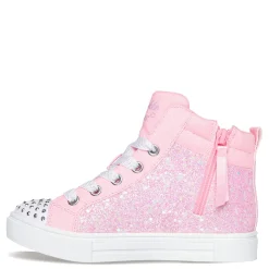 Girl's Skechers, Twinkle Toes: Twinkle Sparks - Charm Bestie High Top Sneaker - Little Kid