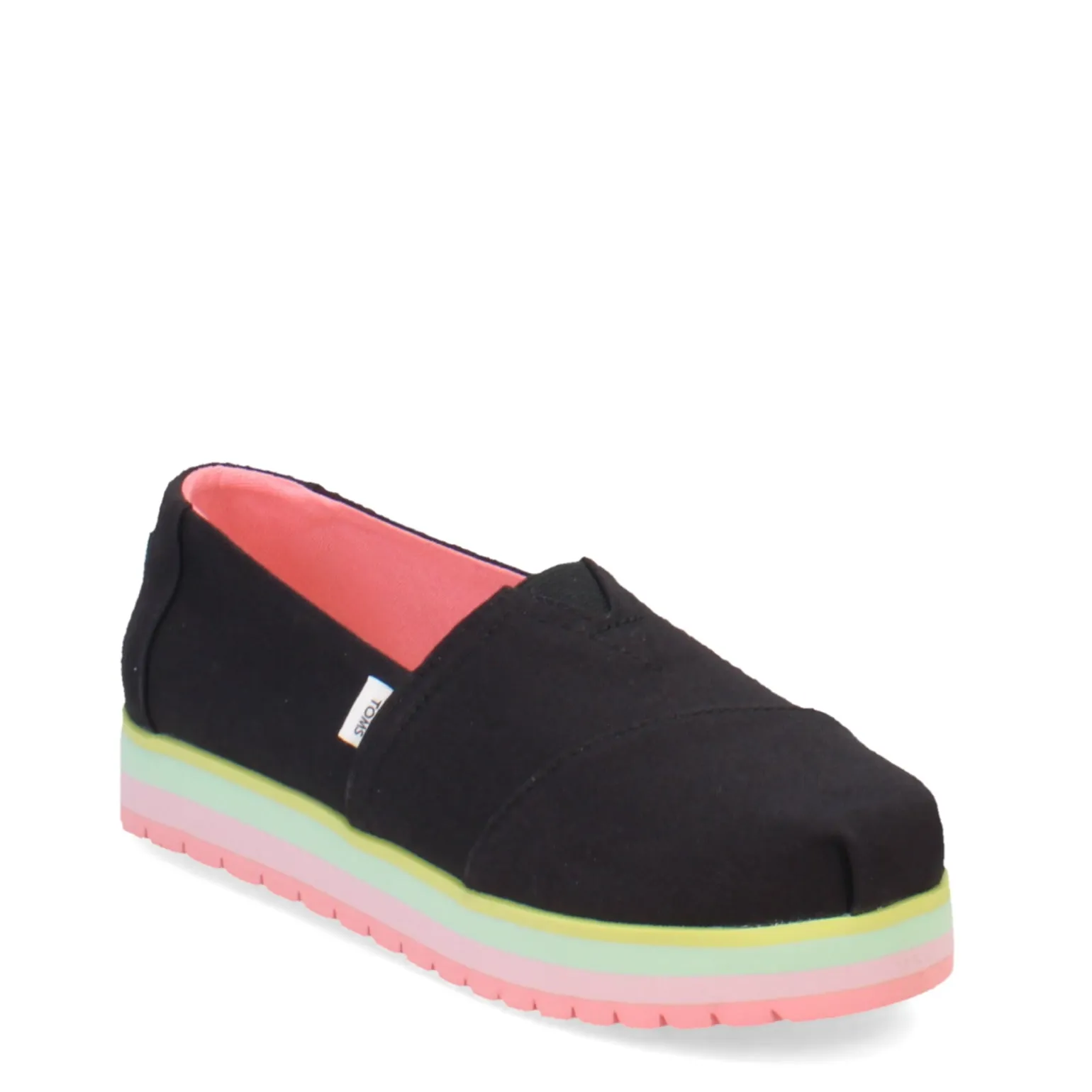 Girl's Toms, Alpargata Platform Slip-On - Little Kid & Big Kid
