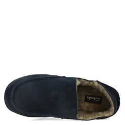 Men's Clarks, Suede Slipper