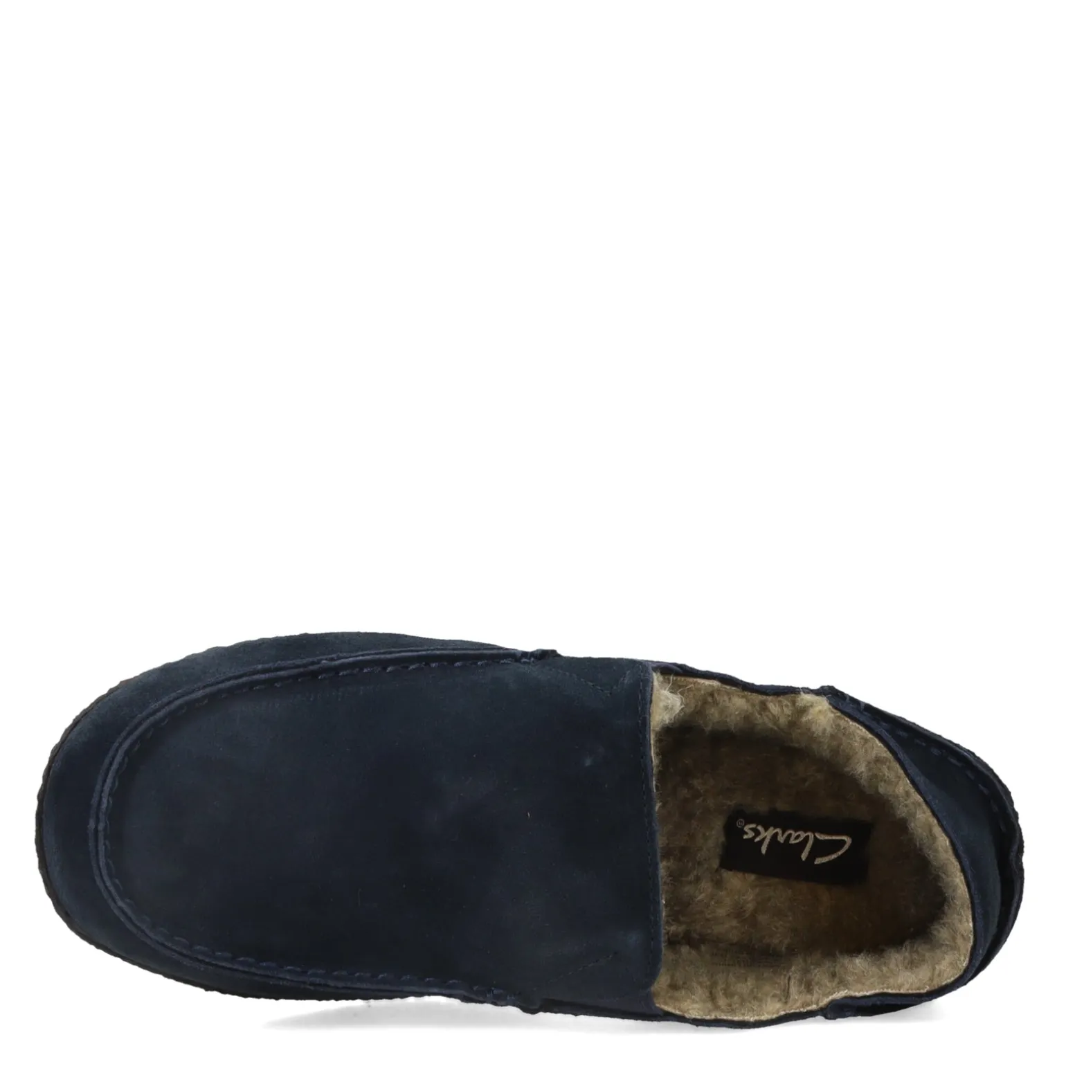 Men's Clarks, Suede Slipper