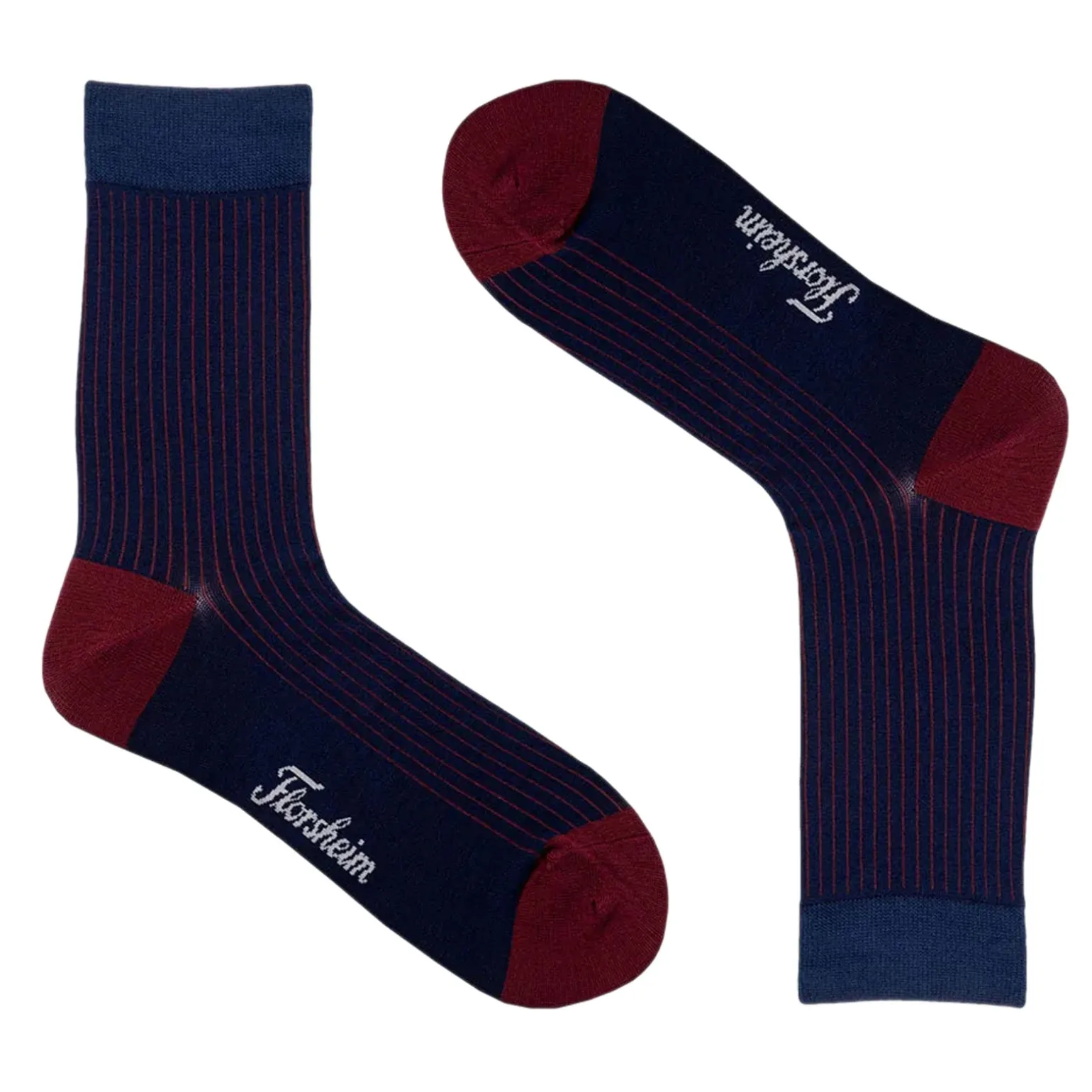 Men's Florsheim, Ribbed Crew Dress Socks