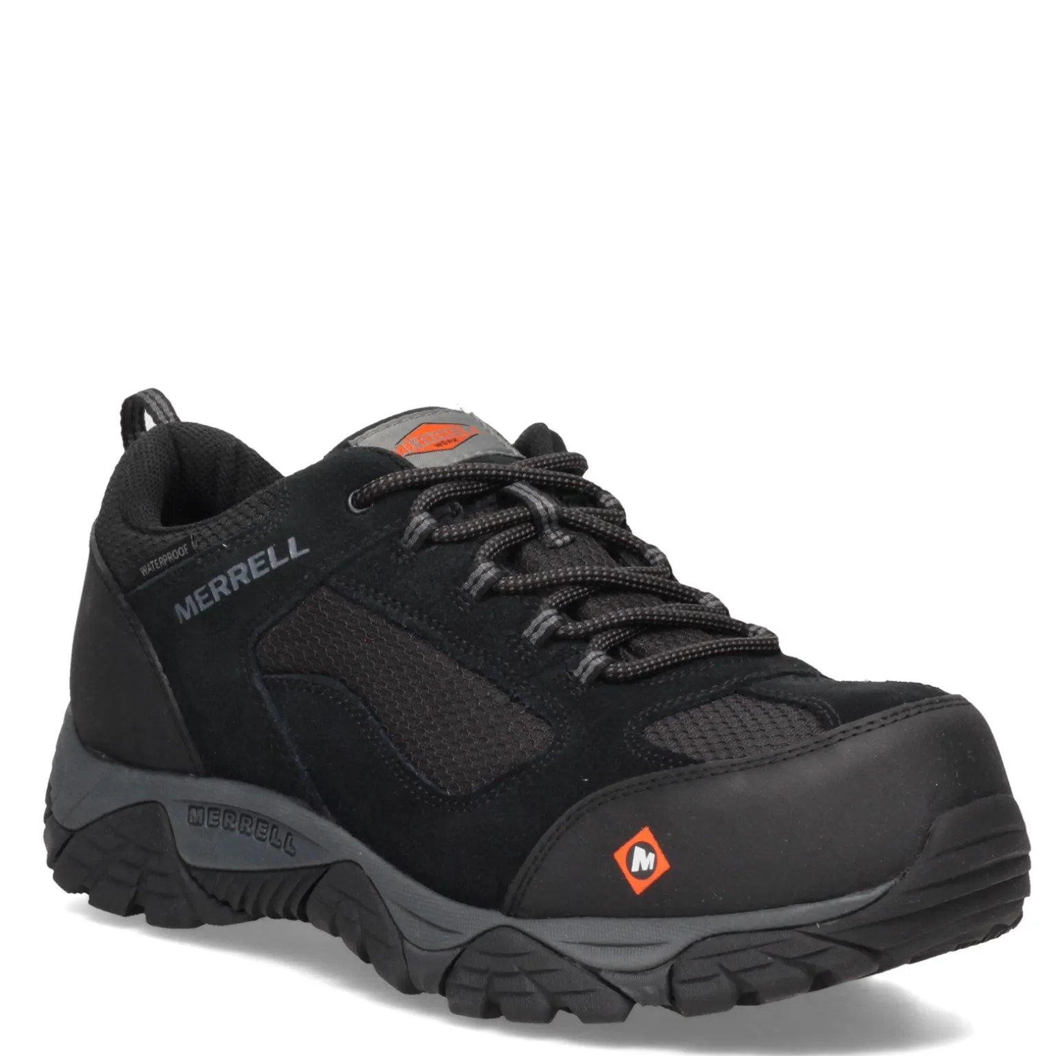 Men's Merrell, Moab Onset Low Waterproof Comp Toe Work Shoe - Wide Width