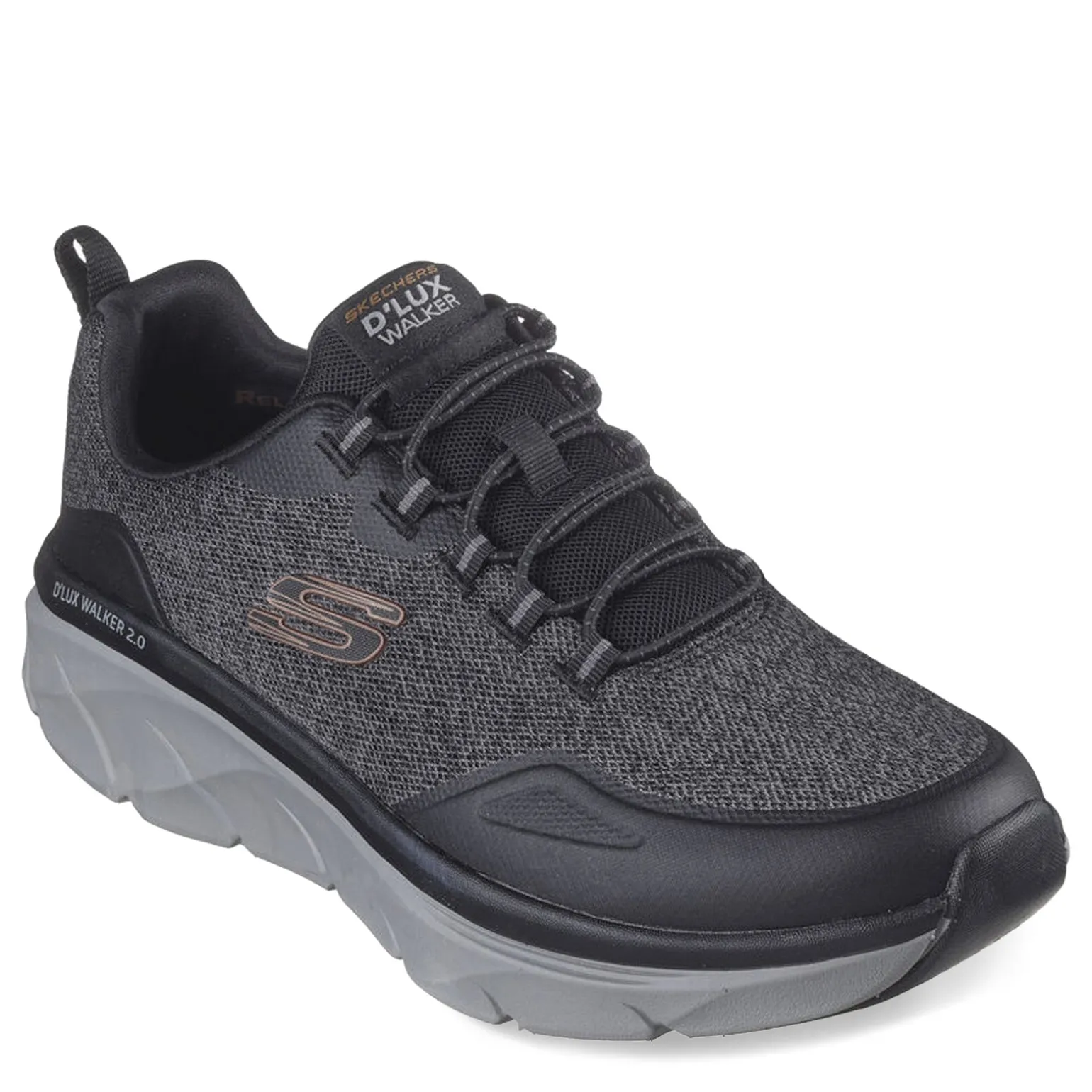 Men's Skechers, Relaxed Fit: D'Lux Walker 2.0 - Steadyway Walking Shoe - Extra Wide Width