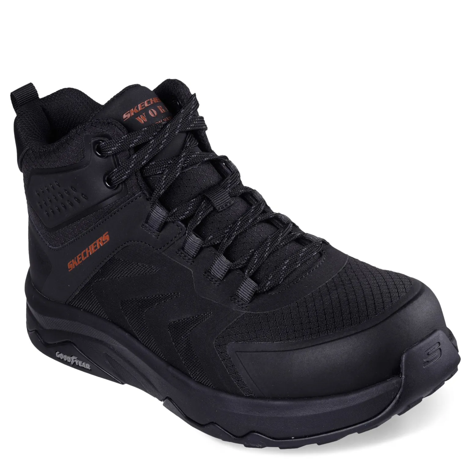 Men's Skechers Work, Speed-Flex Trekker High-Top Carbon Toe Work Sneaker - Wide Width