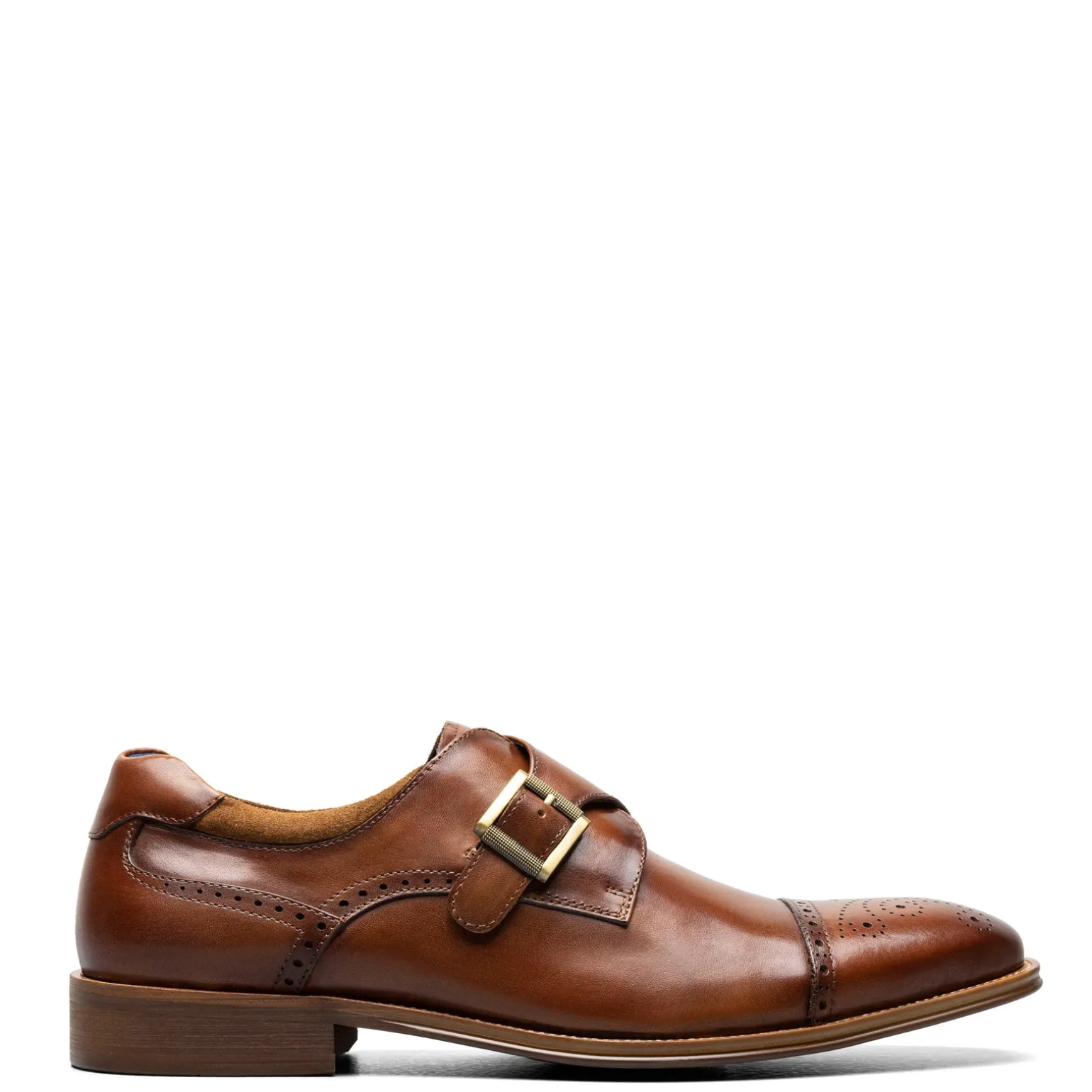 Men's Stacy Adams, Mathis Cap Toe Monk Strap