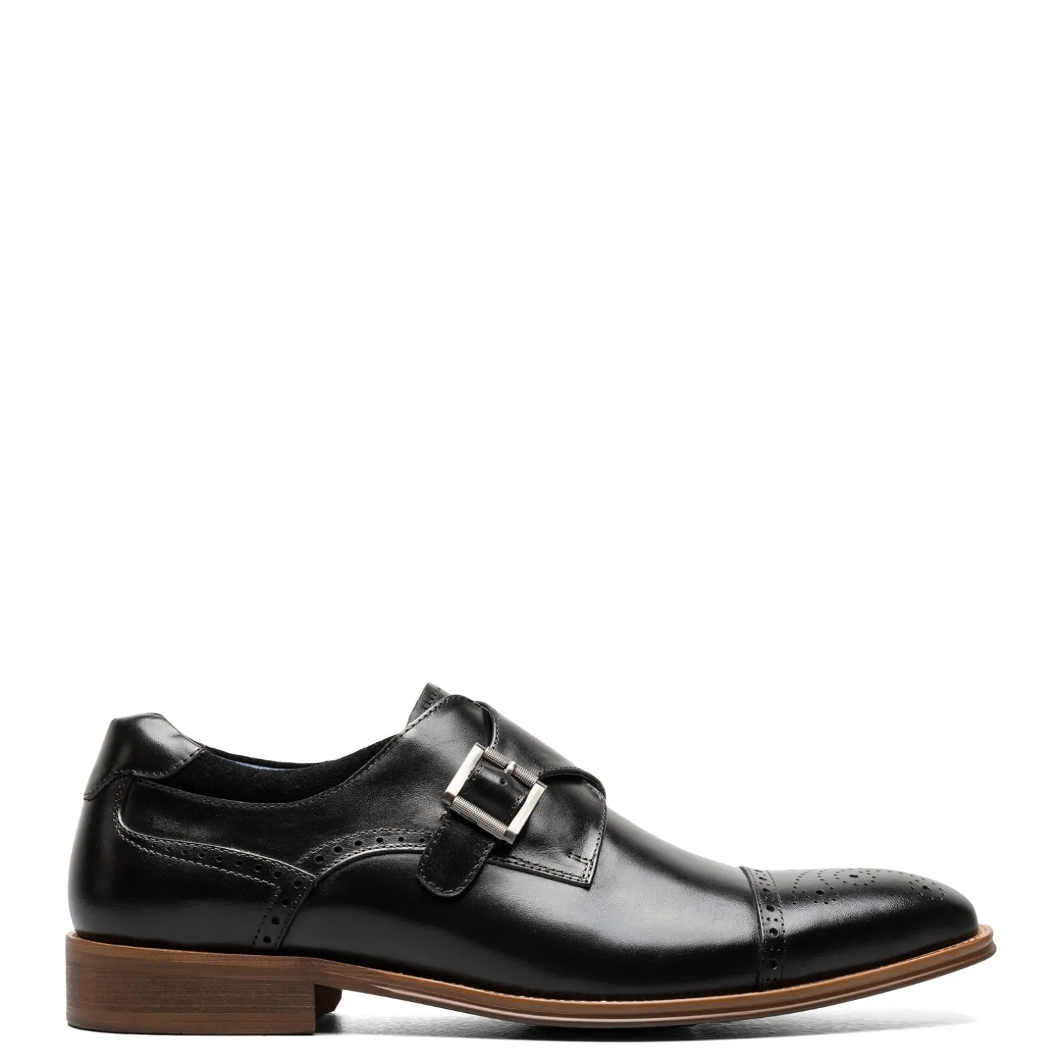 Men's Stacy Adams, Mathis Cap Toe Monk Strap
