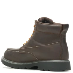 Men's Wolverine Boots, Floorhand Moc Toe 6 inch Waterproof Work Boot