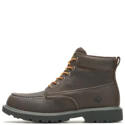 Men's Wolverine Boots, Floorhand Moc Toe 6 inch Waterproof Work Boot