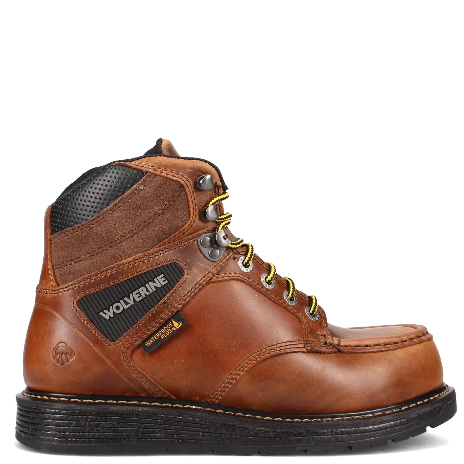 Men's Wolverine Boots, Hellcat Ultraspring Moc Toe Wedge Comp Toe Work Boot