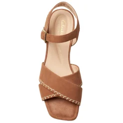 Women's Clarks, Serina 35 Cross Sandal