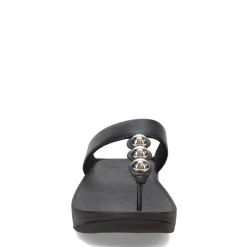 Women's FitFlop, Fino Mirror Dome Toe-Post Sandal