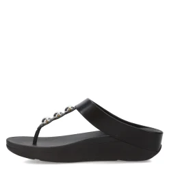 Women's FitFlop, Fino Mirror Dome Toe-Post Sandal
