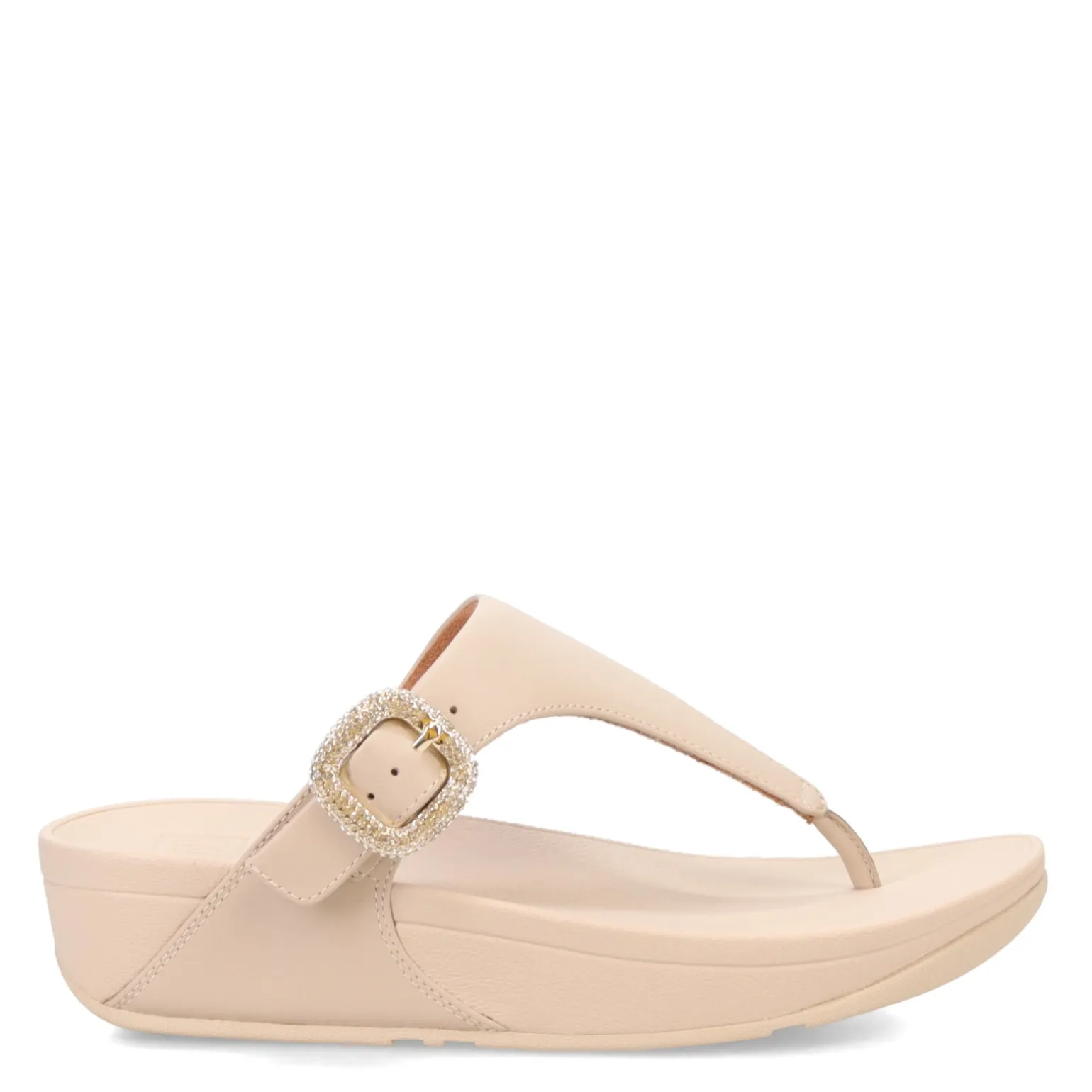 Women's FitFlop, Lulu Crystal Buckle Thong Sandal