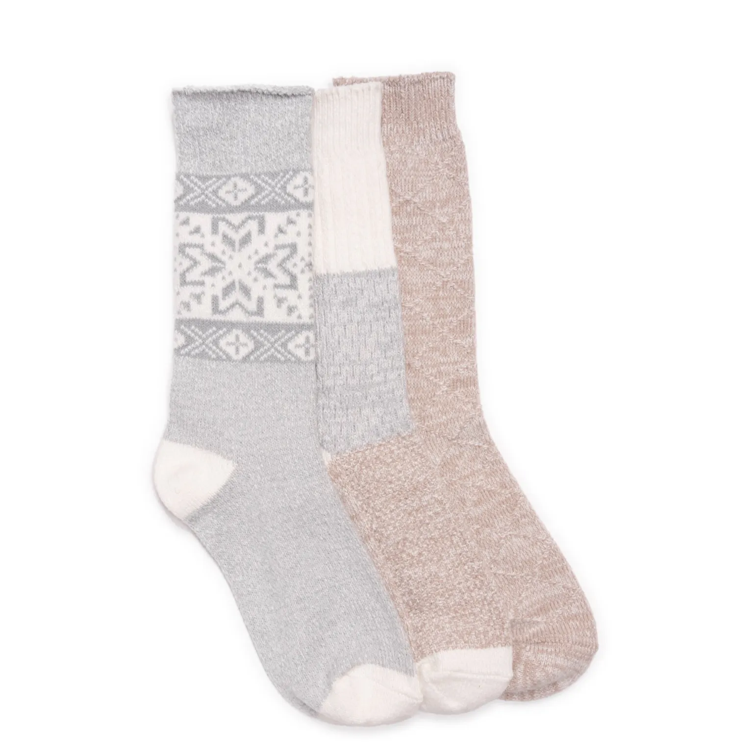 Women's Muk Luks, Boot Socks - 3 Pair