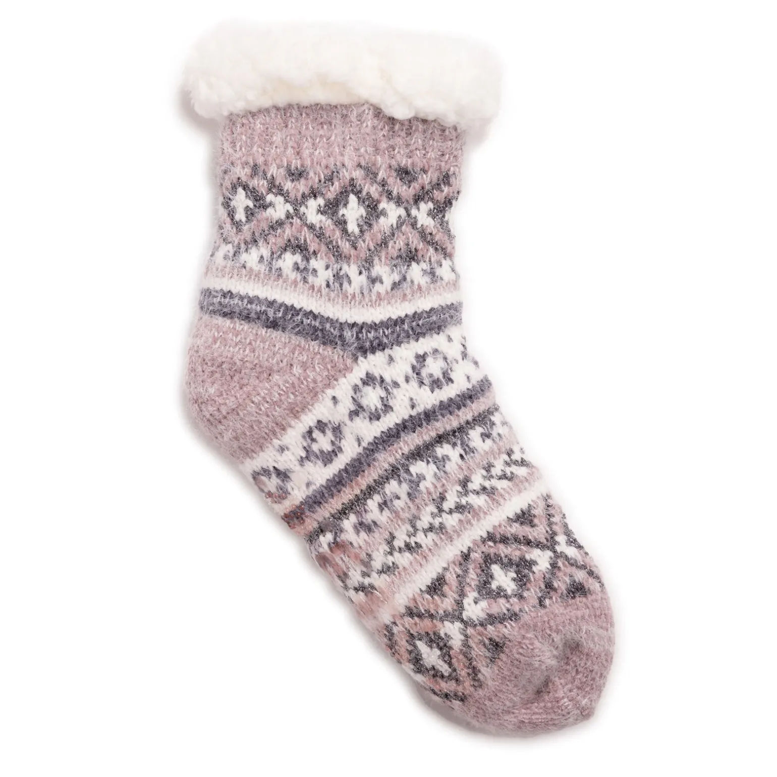 Women's Muk Luks, Chenille Eyelash Cabin Socks