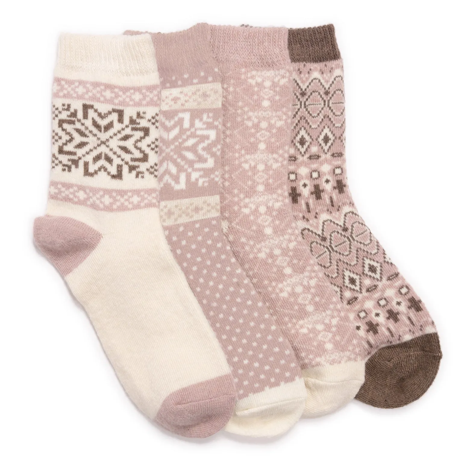 Women's Muk Luks, Holiday Boot Socks - 4 Pair
