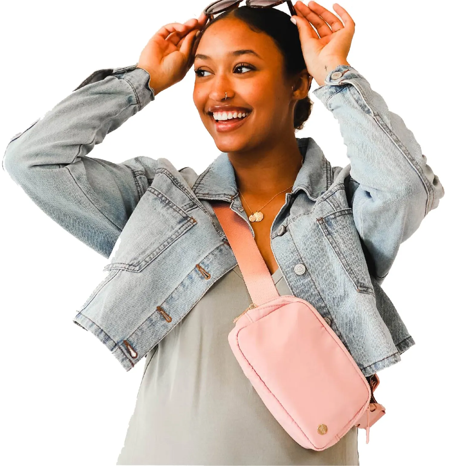 Women's The Darling Effect, All You Need Belt Bag with Hair Scarf